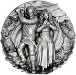 Pièce de monnaie en Argent 5000 Francs g 155.5 (5 oz) Millésime 2023 The Witcher Book LAST WISH