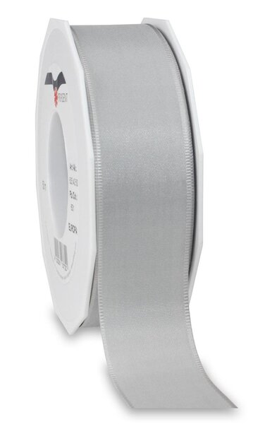 Ruban tissé - europa 50-m-rouleau 40 mm argent