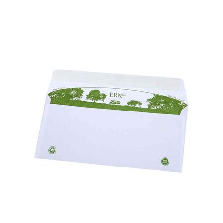 Boite de 500 enveloppes extra blanches 100% recyclées c5 162x229 90 g/m² fenêtre 45x100 b... Gpv