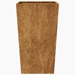 vidaXL Jardinières 2 Pièces 45x45x75 cm acier corten