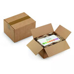 10 cartons d'emballage 35 x 35 x 25 cm - Simple cannelure