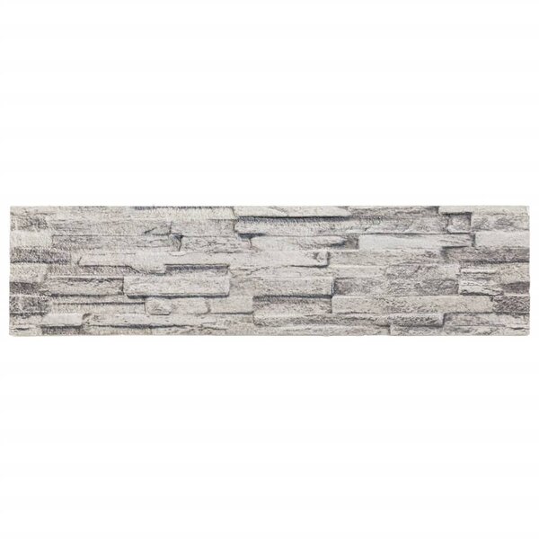 vidaXL Panneaux muraux 3D 14 Pièces gris clair 100x25 cm EPS