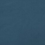 vidaXL Cadre de lit avec tête de lit Bleu foncé 90x190 cm Velours