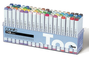 Set 72 marqueurs Manga Copic Marker Set C