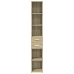 vidaXL Buffet haut chêne sonoma 30x42 5x185 cm bois d'ingénierie