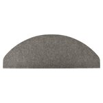 vidaXL Tapis d'escalier auto-adhésifs 10 Pièces gris 65x22 5x3 5 cm