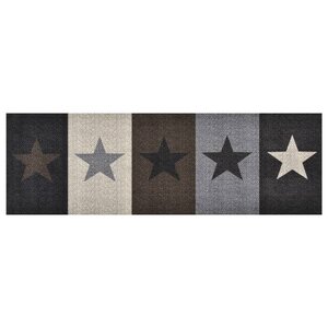 vidaXL Tapis de cuisine lavable Étoiles 60x300 cm