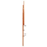 vidaXL Tête de lit cire marron 150 cm bois massif de pin