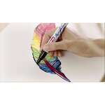 Marqueur acrylique moyen 5100 noir 2-3 mm EDDING