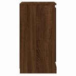 vidaXL Buffets 2 Pièces chêne marron 37 5x35 5x67 5 cm bois d'ingénierie
