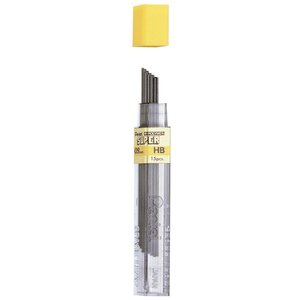 Etui de 15 mines hi-polymer super 0 9 mm hb x 12 pentel