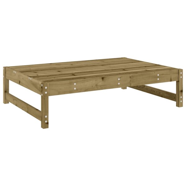 vidaXL Repose-pied de jardin 120x80 cm bois de pin imprégné