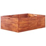 vidaXL Lit surélevé de jardin Bois d'acacia 150x100x50 cm