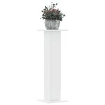 vidaXL Supports pour plantes 2 Pièces blanc 30x30x95 cm bois d'ingénierie
