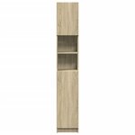 vidaXL Armoire de salle de bain Chêne sonoma 32x25 5x190 cm Aggloméré