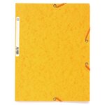 Chemise 3 rabats à élastiques carte lustrée 400g/m² A4 Coloris aléatoire x 50 EXACOMPTA