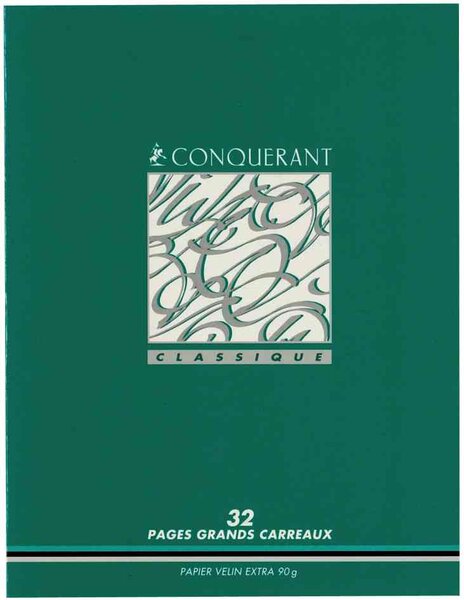 Cahier 90g carte vernie Apprentissage de l'écriture 17x22 cm 32 pages SEYE... PAPETERIES HAMELIN