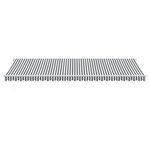 vidaXL Auvent manuel rétractable avec LED anthracite blanc 600x350 cm