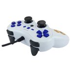 Manette filaire blanche Real Madrid pour Switch