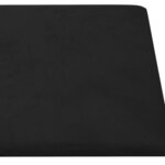 vidaXL Panneaux muraux 12 Pièces Noir 30x30 cm Velours 1 08 m²