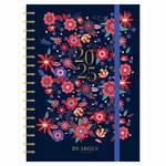 Agenda semainier 2024-2025 13x18  cm - Plusieurs Motifs - Floral - Draeger