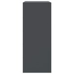 vidaXL Buffet haut anthracite 67x39x95 cm acier