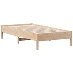 vidaXL Cadre de lit sans matelas 90x190 cm bois de pin massif