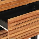 vidaXL Buffet 60x34x75 cm bois d'acacia massif