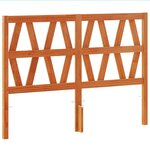 vidaXL Tête de lit cire marron 135 cm bois massif de pin