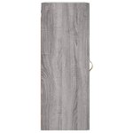 vidaXL Armoire murale sonoma gris 34 5x34x90 cm
