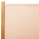 vidaXL Chaises de jardin lot de 2 beige bois d'acacia massif et tissu