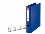 Classeur à 4 anneaux dos 6 cm plastifié intérieur et extérieur Bleu ESSELTE