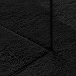 vidaXL Tapis HUARTE à poils courts doux et lavable noir 160x230 cm
