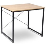 Grande table de bureau en chêne clair design de bureau 19_0000573