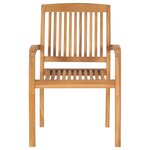vidaXL Chaises de jardin 2 Pièces avec coussins à carreaux rouges Teck