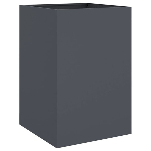 vidaXL Jardinière anthracite 52x48x75 cm acier laminé à froid