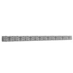 vidaXL Mur à gabion avec couvercles Acier galvanisé 900 x 50 x 50 cm