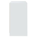 vidaXL Buffet Blanc 70x41x75 cm Bois d'ingénierie