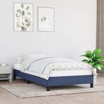 vidaXL Cadre de lit Bleu 80 x 200 cm Tissu