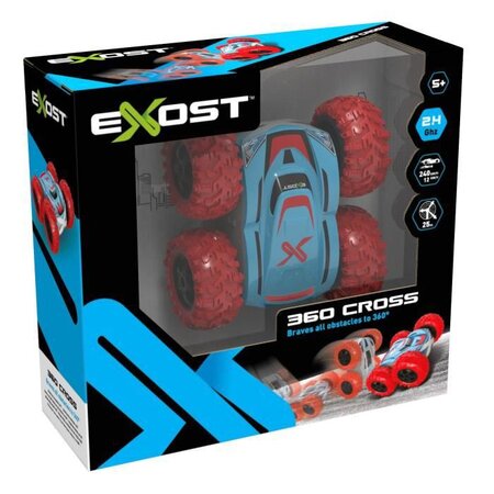 EXOST 360 Cross Voiture Télécommandée - 20257 - 2,4Ghz Échelle 1:18 -  assortiment 3 couleurs rouge, jaune ou vert