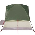 vidaXL Tente de camping à dôme 3 personne vert imperméable