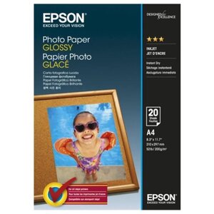 Epson papier photo brillant s042538 - 200g/m2 - a4 - 20 feuilles