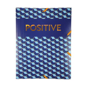 Chemise polypro élastiques 3 rabats 24x32cm - holographie positive