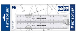 Kit de 2 Règles Plates Plastique 15 cm STAEDTLER