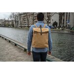 Sac À Dos Washable Paper Eterneco - Brun Motifs Géométriques - Exacompta