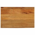vidaXL Dessus de table à bord vivant 50x40x2 5 cm bois massif manguier
