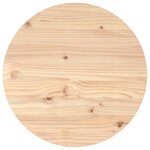 vidaXL Table basse Ø 55x45 cm Bois massif de pin