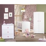 Lit bébé 120 x 60 - 3 positions - Blanc