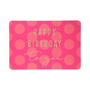 Carte de voeux - anniversaire - happy birthday to you