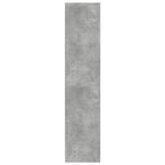 vidaXL Buffet haut gris béton 50x41x185 cm bois d'ingénierie